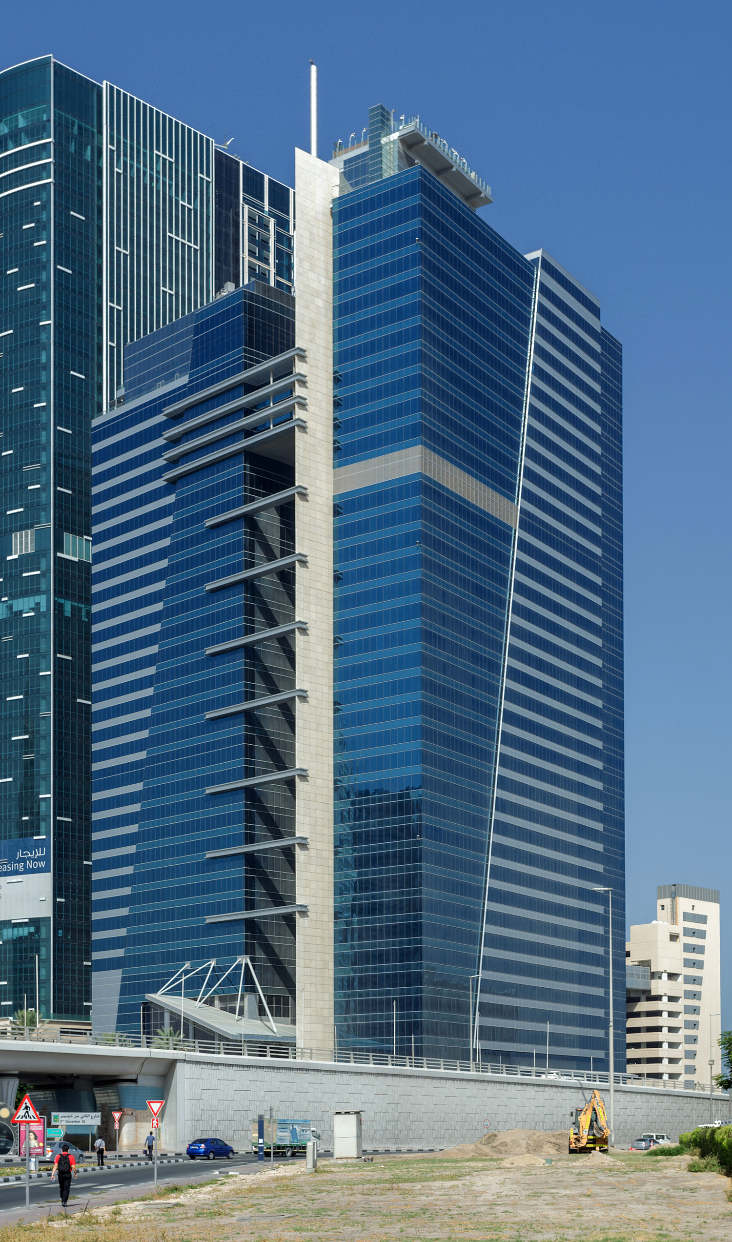 H Office Tower, Dubai - View from the east. © Mathias Beinling